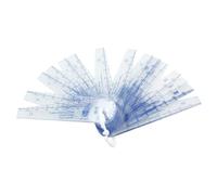 Yominerr Calibro di Misurazione In Plastica 0,05-2 mm Strumenti di Misurazione Dello Spessore Calibro di Misurazione 20 In 1 per Misurare Gli Spazi Vuoti