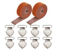 Yominerr Clip Elastiche in Tela, di Bobina, Clip di Tensione Laterale, Set di Ricami A Mano Regolabili, Gadget per Cucito DIY