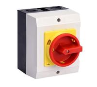Yominerr Interruttore di Isolamento Elettrico IP65 UK A 4 25 A 440 V Interruttore Impermeabile Interruttore di Disconnessione Interruttore di Accensione/Spegnimento