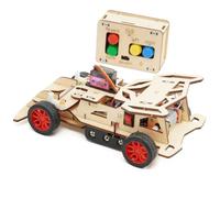 Yominerr Kit di Strumenti per Esperimenti di Fisica con Modello di Auto A Guida Posteriore A Distanza Fai-da-Te. Puzzle in 3D e Giocattoli Didattici per L'Apprendimento Precoce.