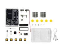 Yominerr Kit per la Produzione Della Console di Gioco A Singolo Chip DIY 51, per la Formazione Saldatura Elettronica, Completo di Guscio Trasparente.