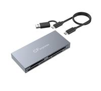 Yominerr Lettore di Schede CFexpress Tipo A 6 in 1 USB3.2 Multi-Card Lettura Simultanea 10 GBps Lettore di Schede SD/TF//XD/MS/CFe-A