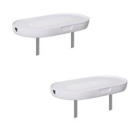 Yominerr Mensola per Router da Parete, Porta Prese, Organizer per Cavi, Decorazione per Camera da Letto e Soggiorno A