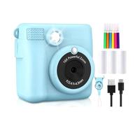 Yominerr Mini Macchina Fotografica Portatile con Stampa Termica, Regalo alla Moda per Bambini, Scheda di Memoria da 32 GB, per A Automatica Istantanea, A