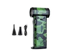 Yominerr Mini Turbo Ventola Violenta Blower Fan 130000RPM Elettrico Aria Duster Fan Velocità Regolabile 60m/S Turbo Ventola Violenta Ventola Soffiante per Pulizia Auto Verde