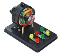 Yominerr Motore A Induzione Trifase Modello J2422 Attrezzatura Didattica per Esperimenti di Fisica, Strumenti Elettrici Fisici
