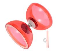 Yominerr Pallone di Diabolo Giocattolo con Tripla Cuscinatura - Set di Gioco con Diabolo Rosso