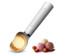 Yominerr Scoop per Gelato Elettrico Riscaldato Scoop per Gelato Ricaricabile In Acciaio Inossidabile