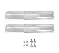 Yominerr Set di Ricambio per Griglia A Gas per Barbecue con Piastra Riscaldante Regolabile In Acciaio Inossidabile, Kit di Accessori per Cucina All'Aperto, 2 Pezzi