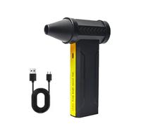 Yominerr Soffiatore D'Aria Elettrico Turbo JetFan 160000 RPM Motore Brushless Turbo Violent Fan USB Ricaricabile Potente Soffiatore D'Aria per Polvere, C