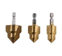 Yominerr Sollevamento PPR, Punta da Trapano A Gradini A 3 Lame, Strumento di Collegamento per Tubi 'Acqua con Gambo Esagonale 20/25/32 Mm, Parti Elettriche per Riparazione Idraulico