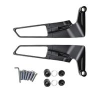 Yominerr Specchietto Retrovisore per Moto, Specchietto Laterale Invisibile Regolabile per Ala del Compatibile per Z400, Z650, Z900, Z1000