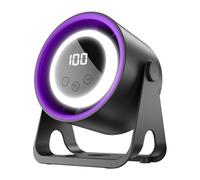 Yominerr Ventilatori da Scrivania Piccoli e Silenziosi con Display Digitale per Camera da Letto, Casa e Ufficio. Grigio Scuro