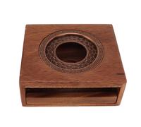 Yomiyuyr Base scalda teiera in Noce, Scalda tealight in Stile Giapponese per teiera e tazze in Vetro, Elegante Scalda tè per caffè con Candela con Promotore di Sapore