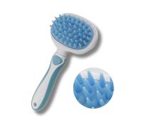 YOMMY Spazzola da bagno per animali domestici | Silicone colorato 19,5 x 9,2 x 3,5 cm | Rilassamento e igiene per il tuo peloso