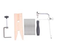 yomoe 1 Set Professionale Gioielliere Saw Set Strumenti Gioielli Seghe Telaio 144 Lame di Legno Pin Morsetto Legno Metallo Gioielli Toos