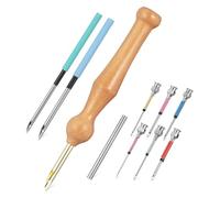 yomoe 1 Set Punto Ricamo Kit Ricamo Kit Ago Perforatore Ago Perforatore Ago Strumento Ricamo Ago per Perforazione DIY