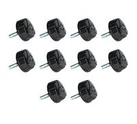 yomoe 10 Pezzi di Accessori per La Pesca, Accessori per La Pesca, Parti di Bilanciere, Copertura del Braccio Oscillante, della Ruota della da Pesca, Maniglia Nera