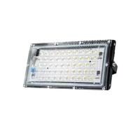 yomoe Lampada A LED per Proiettore A Luce Fredda Bianca AC 220V, Proiettore da Esterno, Riflettore, Lampada da Strada A LED Impermeabile IP65, Illuminazione Paesaggistica 50W