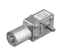 yomoe Motore DC JGY370 12V 30RPM, Motore Ad Alta Coppia A Riduzione di Velocità con Ingranaggio A Vite A Turbina.