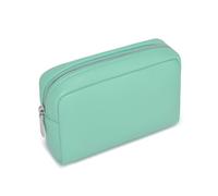 YONBEN Borsa per trucchi da viaggio borsa cosmetica, Verde chiaro, 6.69" x 2.17" x 4.33"