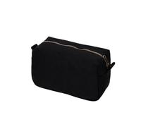 YONBEN Organizer Bag Borsa Cosmetica Leggera con Chiusura Ad Anello Perfetta Borsa Da Viaggio Trucco per Le Donne in nylon Stand Up Design (Nero)