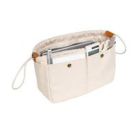 YONBEN Organizer per borsetta, organizer per borse Easy con cerniera, divisorio interno per borse e tote shaper Tote Bag in Bag Organizer per borsa interna (M)