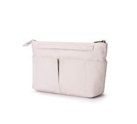 YONBEN Tote Organizer Inserto Organizer per borse Tela di cotone Stile semplice Scomparti multipli (beige)