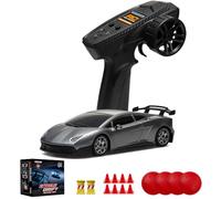 YONCHER Macchina Telecomandata Drift con Giroscopio, Professionale 1:43 Mini RC Macchine Telecomandate Proporzionale Completo, 4WD Radiocomandata Auto RC Drift Car con Gyro per Adulta Bambini, Grigio