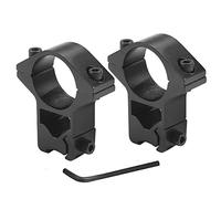 YONCONO Anelli di Montaggio | Diametro: 25,4mm | per 11-13mm Rail Prisma | Coppia Montaggi per Mirino, Cannocchiale Ottica e Red DOT