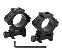 YONCONO Set di 2 anelli di profilo medio per scope montaggio - 25,4 mm/30 mm Lunetta di Visee Montaggio Adattatore per Rail Weaver/Picatinny 20 mm