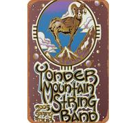 Yonder Mountain String Band - 2005 poster Spring Tour Retro Metallo Stagno Vintage Cartello 30,5 x 20,3 cm Decorazione da parete