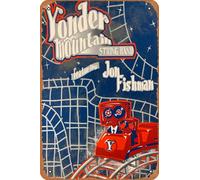 Yonder Mountain String Band - 2008 poster Philadelphia, PA, NYC retrò metallo stagno cartello vintage 30,5 x 20,3 cm decorazione da parete