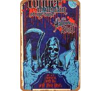 Yonder Mountain String Band - 2009 poster Lawrence, KS Liberty Hall Retro metallo stagno cartello vintage 30,5 x 20,3 cm decorazione da parete