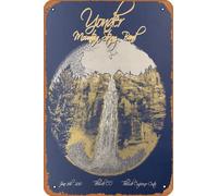 Yonder Mountain String Band - 2010 poster Telluride, CO retrò metallo stagno cartello vintage 30,5 x 20,3 cm decorazione da parete