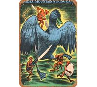 Yonder Mountain String Band - 2013 poster Boulder, CO retrò metallo stagno cartello vintage 30,5 x 20,3 cm decorazione da parete