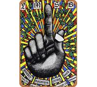 Yonder Mountain String Band - 2013 poster Red Rocks Morrison, CO retrò metallo stagno cartello vintage 30,5 x 20,3 cm decorazione da parete