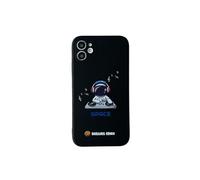 Yonds Queen Custodia carina per iPhone 11, motivo astronauta, spazio, pianeta luna, design elegante, in morbido TPU, protettiva, antiscivolo, antiurto, alla moda (iPhone 11, musica)
