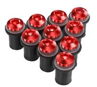 yoneleu Viti Moto Compatibile con Yamaha per MT-07 MT-09 per XSR700 XSR900 per FZ1 FZ6 FZ8 per M5 Moto Parabrezza Parabrezza Deflettori per Vento Bulloni Kit(Red)