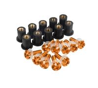 yoneleu Viti Moto per Cmx500 Cmx300 Cmx1100 Xadv 750 10 Pezzi per Parabrezza Moto per M5 Kit Bulloni per Deflettori Antivento(Yellow)