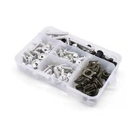 yoneleu Viti Moto per F800GS F800GT R1200GS per ADV per M5 M6 Viti Carenatura Moto Kit Bulloni Parabrezza Carrozzeria Viti Fissaggio Moto(Silver)