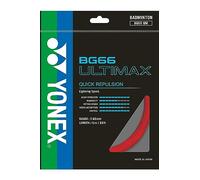 Corda per il badminton Yonex BG 66 Ultimax (10 m) - red - Rosso (0.65 mm)