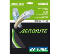 YONEX Corda da badminton in aerobite, ibrida, principale: 0,67 mm x 5,5 m, croce: 0,61 mm x 5,0 m, scelta multipla di colori (bianco/verde)