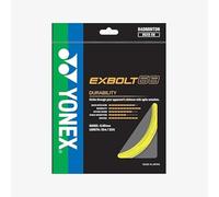 YONEX EXBOLT 68 - Corda da badminton, calibro 0,68 mm, lunghezza 10 m, alta potenza e durevole, scelta di colori (giallo)
