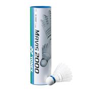 YONEX Mavis 2000 Volani Badminton (1/2 Dozzina), 79-Rapido-Rosso