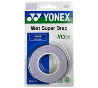 Yonex Overgrip Super GRAP - Confezione da 3 pezzi, per tennis, badminton, squash, colori a scelta (lilla chiaro)