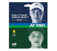 YONEX Poly Tour Drive Soft - Corde da tennis, 1,25 mm, 16L GA, colore: Giallo