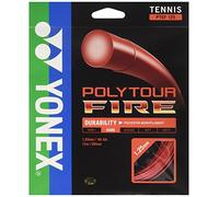Yonex Poly Tour Fire Set di Corde, 1,2 mm, Colore: Rosso