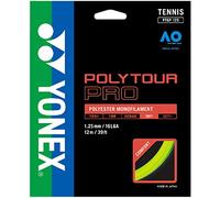 YONEX Polytour Pro 115 - Set di corde da tennis in poliestere, calibro 18, colore: giallo