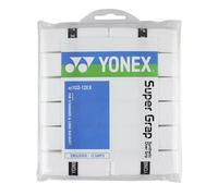 Yonex Super Grap Overgrip Tennis Badminton - Confezione da 12 (bianco)